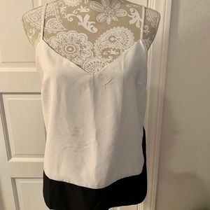 Banana Republic color block b&w tank top.